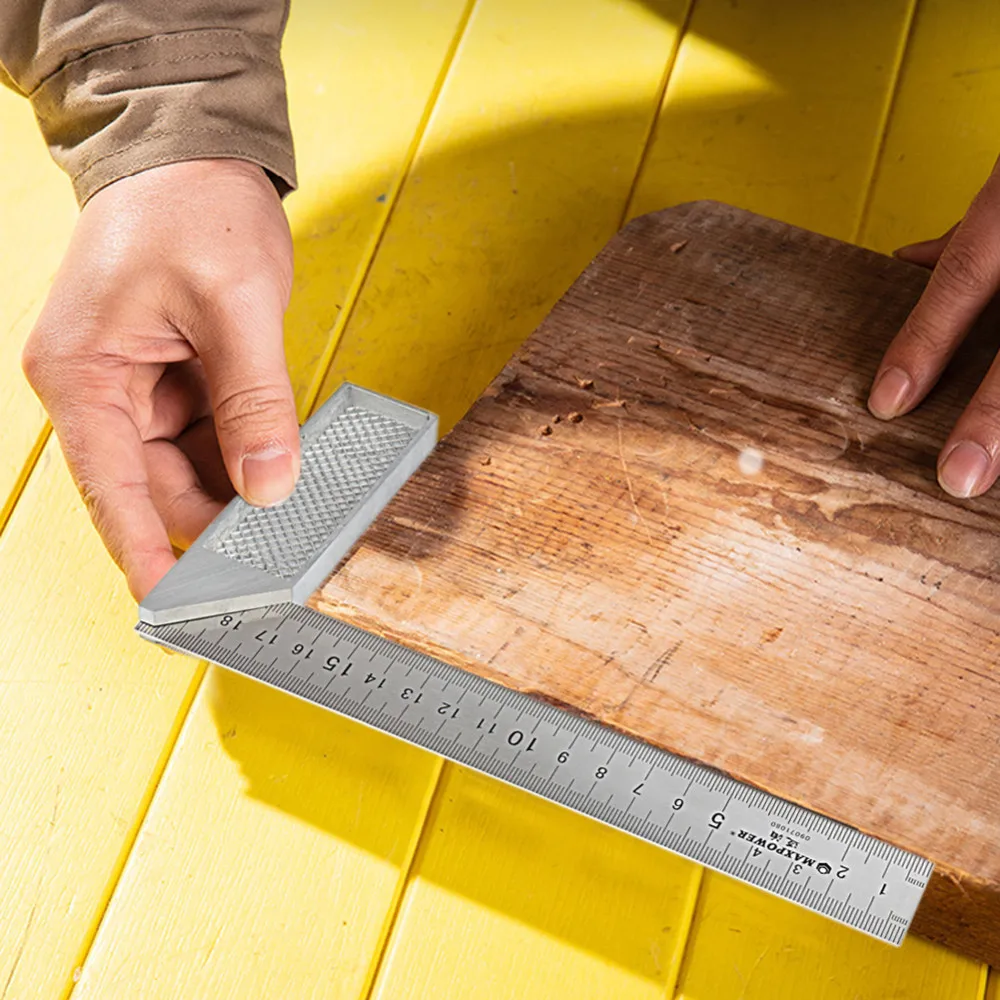 Угловая линейка пробуйте квадратный измерительный инструмент L-Shape Ruler30cm