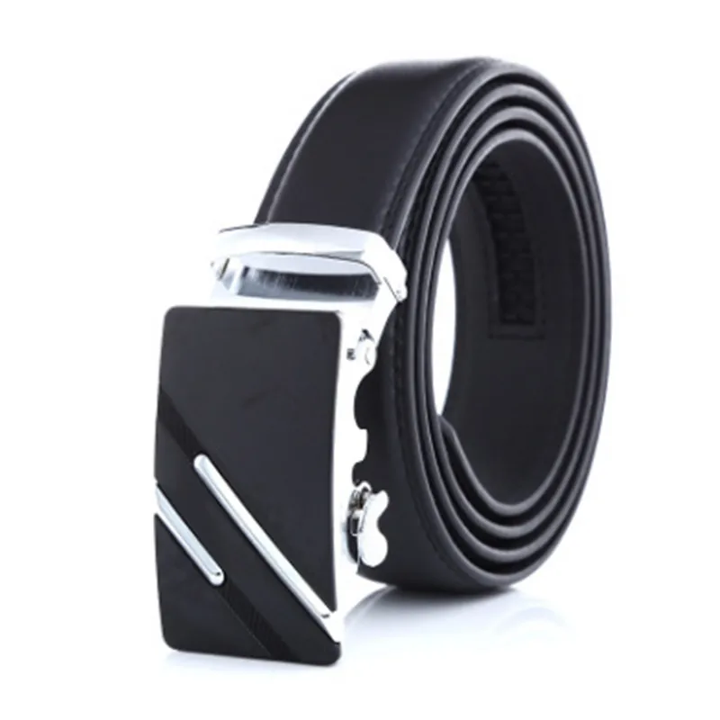 

New Belt New Male Designer Automatic Buckle Cowhide Leather men belt 110cm-130cm Luxury belts for men Ceinture Homme