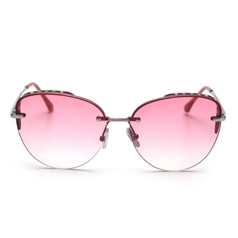 Новые градиентные зеленые солнцезащитные очки кошачий глаз женские брендовые