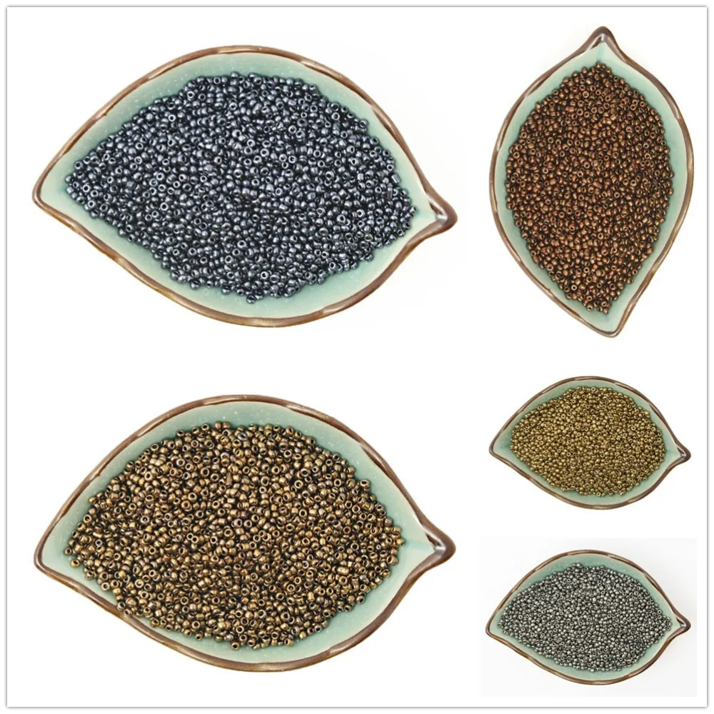 Хит продаж 2000 шт 2 мм чешские стеклянные бусины для изготовления ювелирных