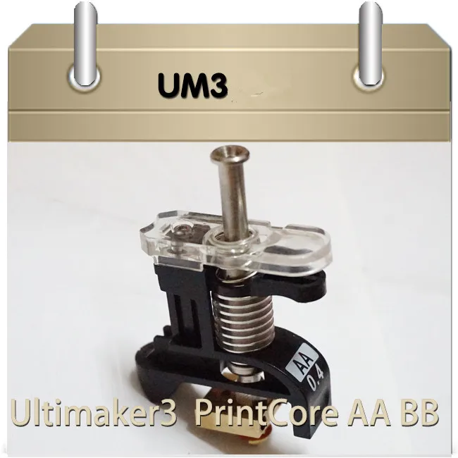 Ultimaker3 3D принтер Замена печатного ядра AA/BB hotend комплект для Ultimaker 3 запасных