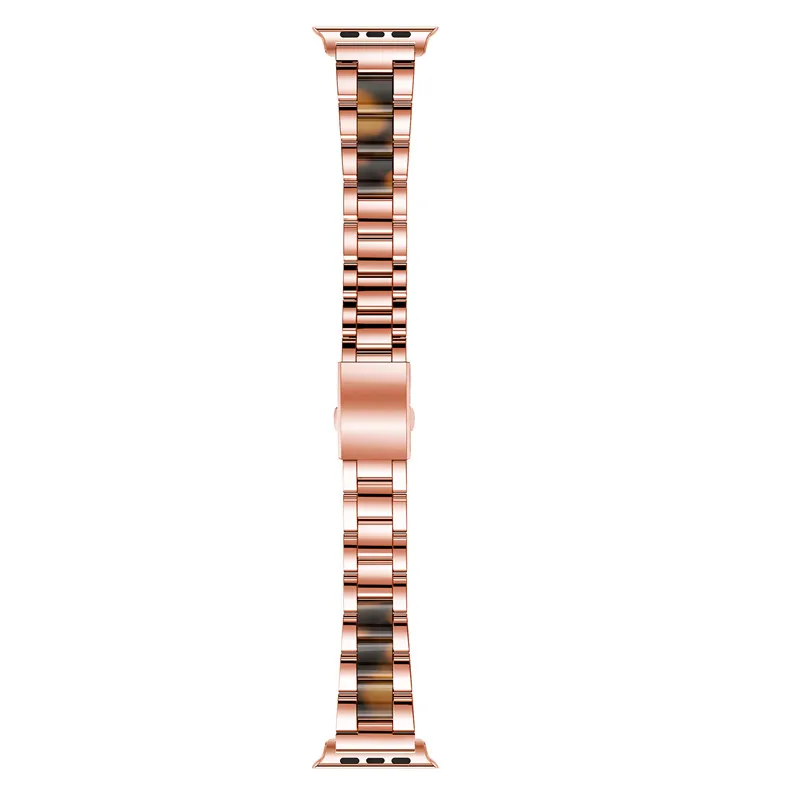 rose-gold Для Apple Watch Band 44 мм 40 мм ремешок для Apple Watch Band 42 мм ремешок из нержавеющей стали 38 мм для iwatch ремешок 4 3 2 серии - Цвет ремешка: rose-gold
