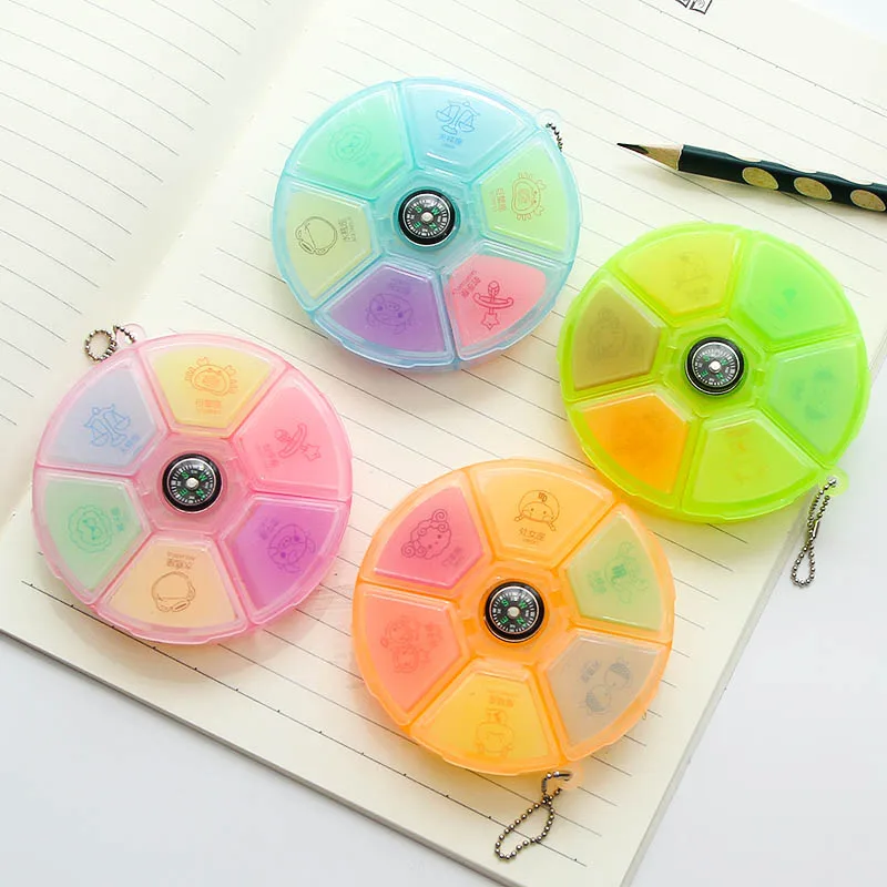 4 шт./компл. Творческий Созвездие дизайн ластики с компасом студент коррекции