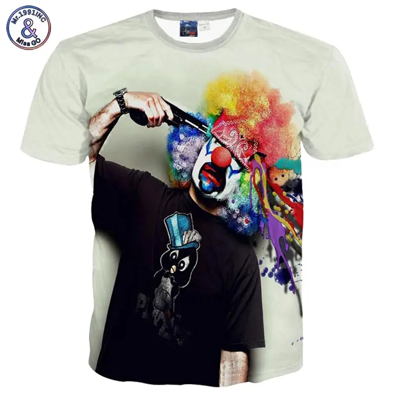 Мужская 3D футболка в стиле хип-хоп летняя Харадзюку С 3d принтом Монро/тигр/черепа