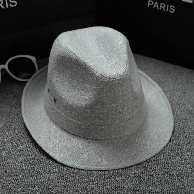 2 GBCNYIER 60 см Fedoras модная повседневная мужская шляпа, одноцветная Мужская джазовая Кепка, большой размер XL, мужские шляпы - Цвет: 2