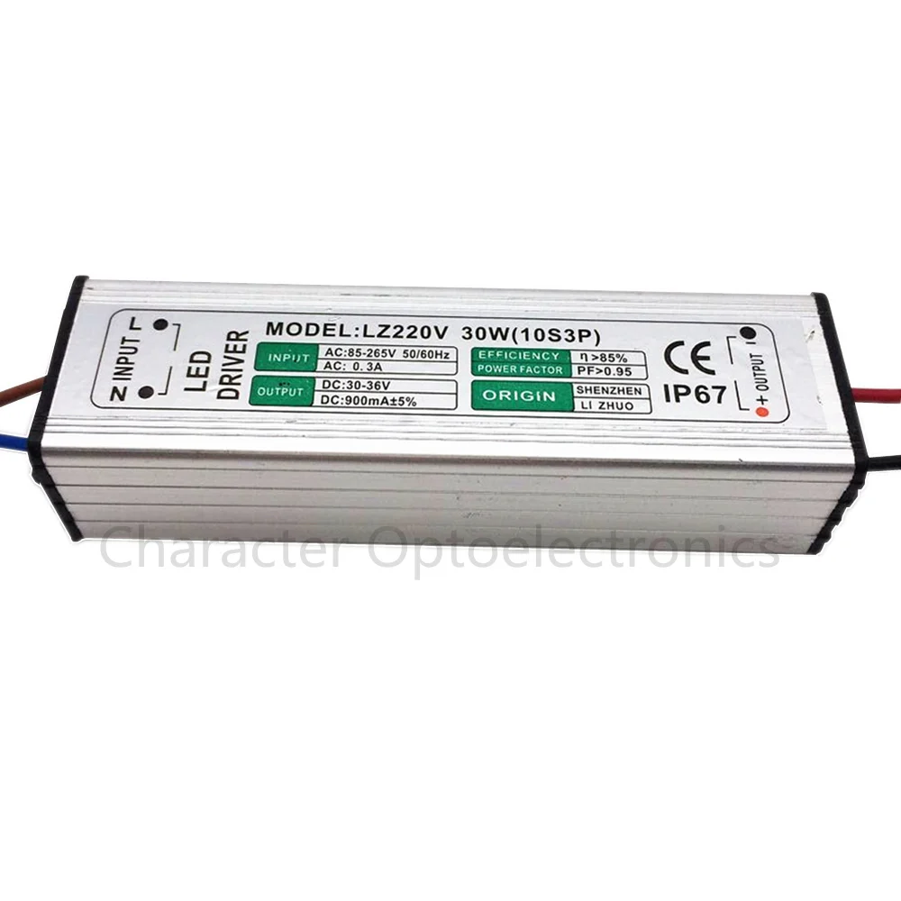 2 шт. AC85V 265V для DC30V 36V светодиодный драйвер 900mA 30 Вт адаптер переменного тока