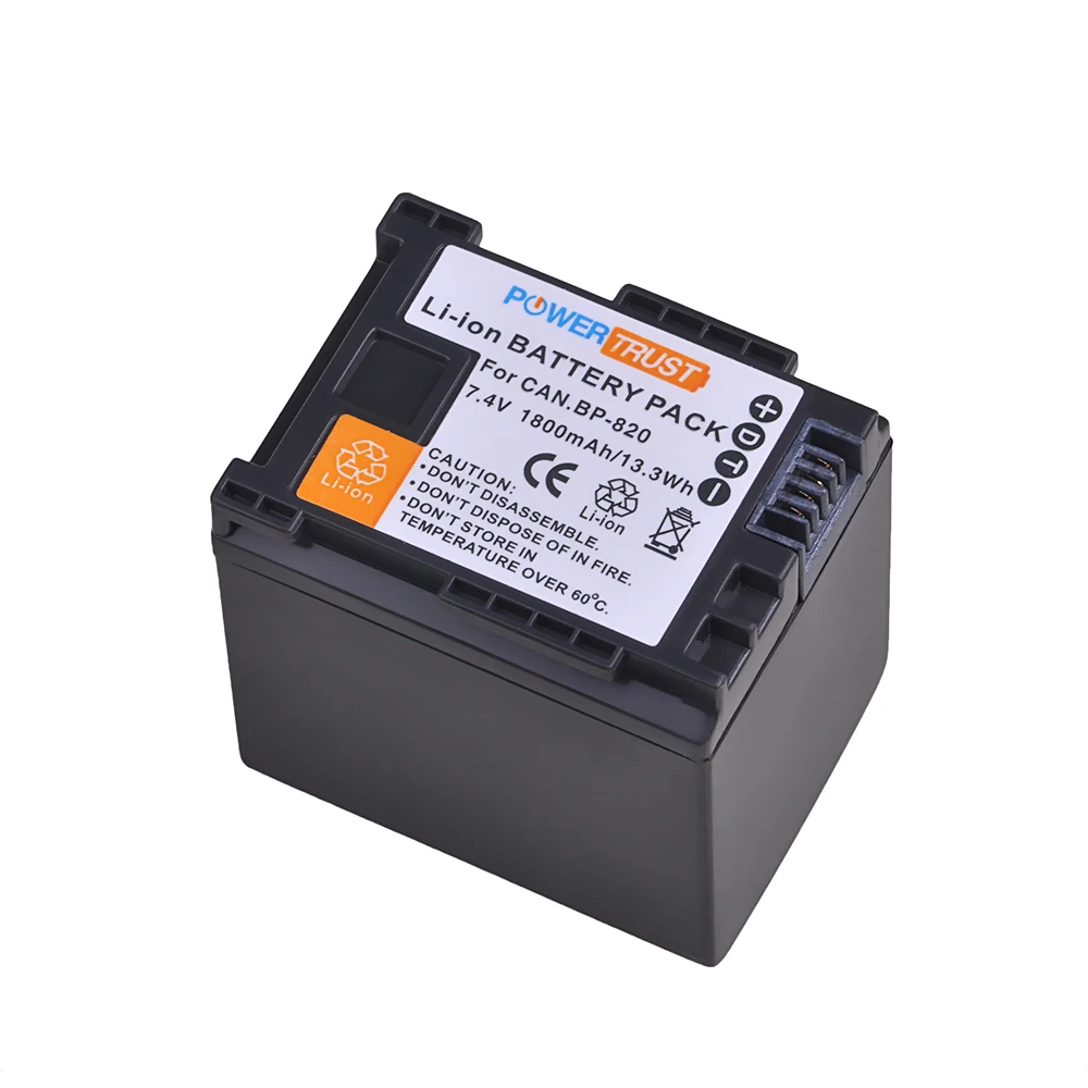 Литий ионный аккумулятор BP820 BP 820 и зарядное устройство в комплекте для Canon