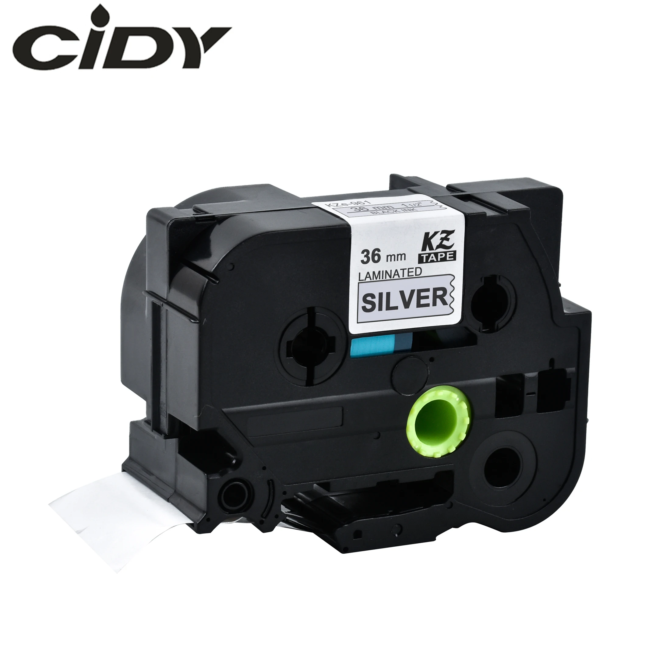 

Черная этикетка CIDY 36 мм на серебристой совместимой ленте P-touch Tze с картриджем детской яркости TZE961 TZE для принтера для этикеток brother