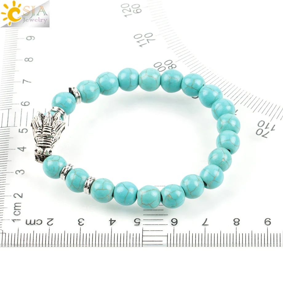 Высококачественный европейский браслет CSJA сплав гантеля штанга старинный