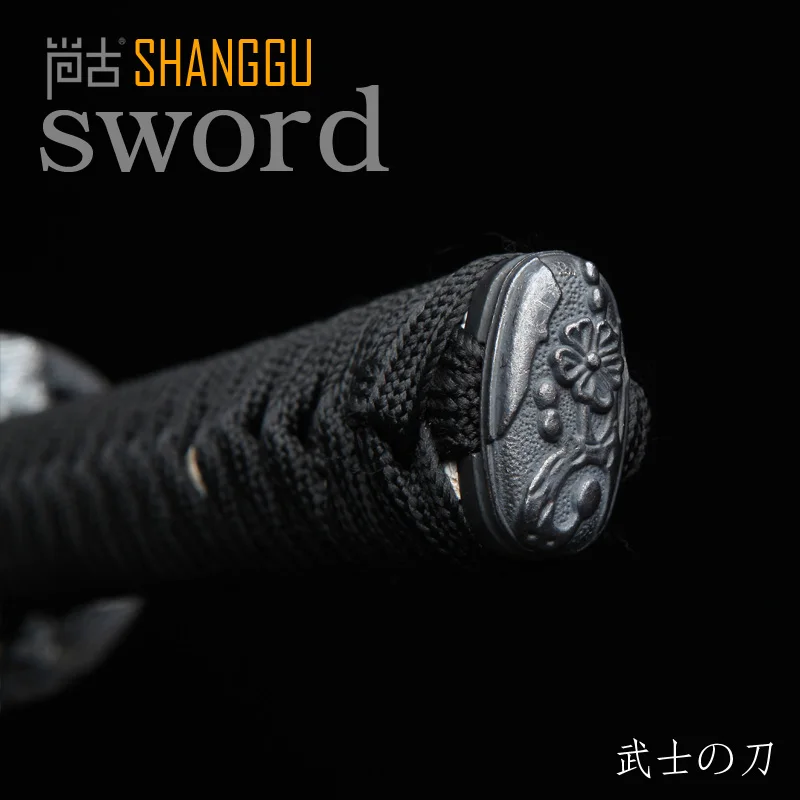 Full Handmade Black Japanese Samurai Sword Katana Damascus Folded Steel Blade Practical Sharp Gift Chinese Kung Fu Ninja | Дом и сад