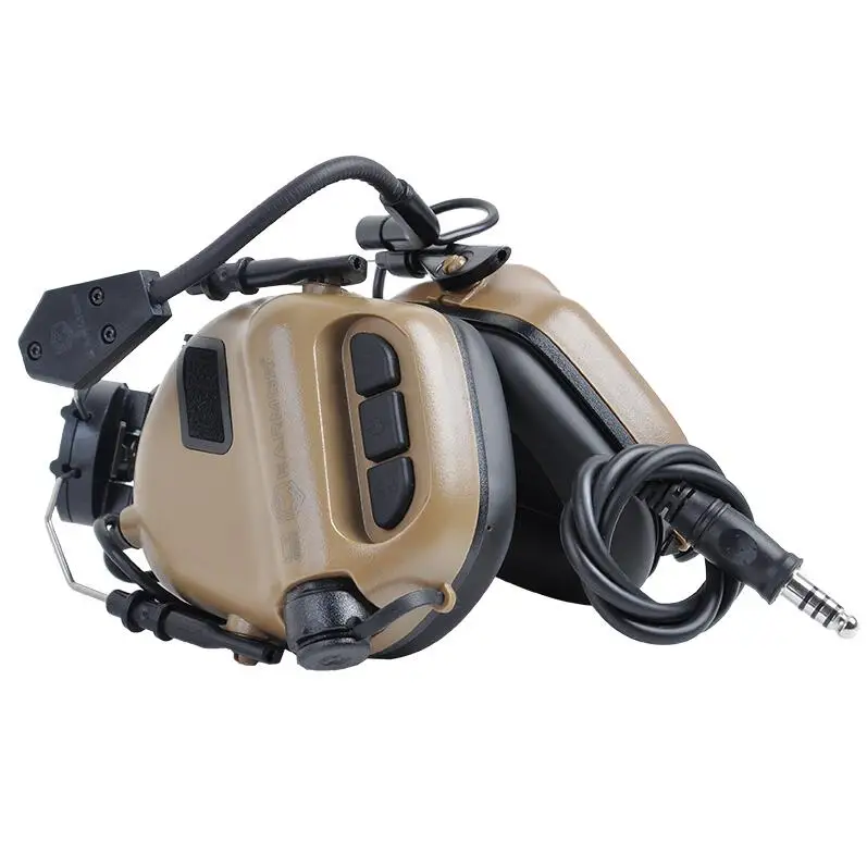 OPSMEN Earmor Softair Tactical M32H наушники с шумоподавлением для быстрого шлема дуга шлема Rail Softair наушники для съемки - Цвет: DE