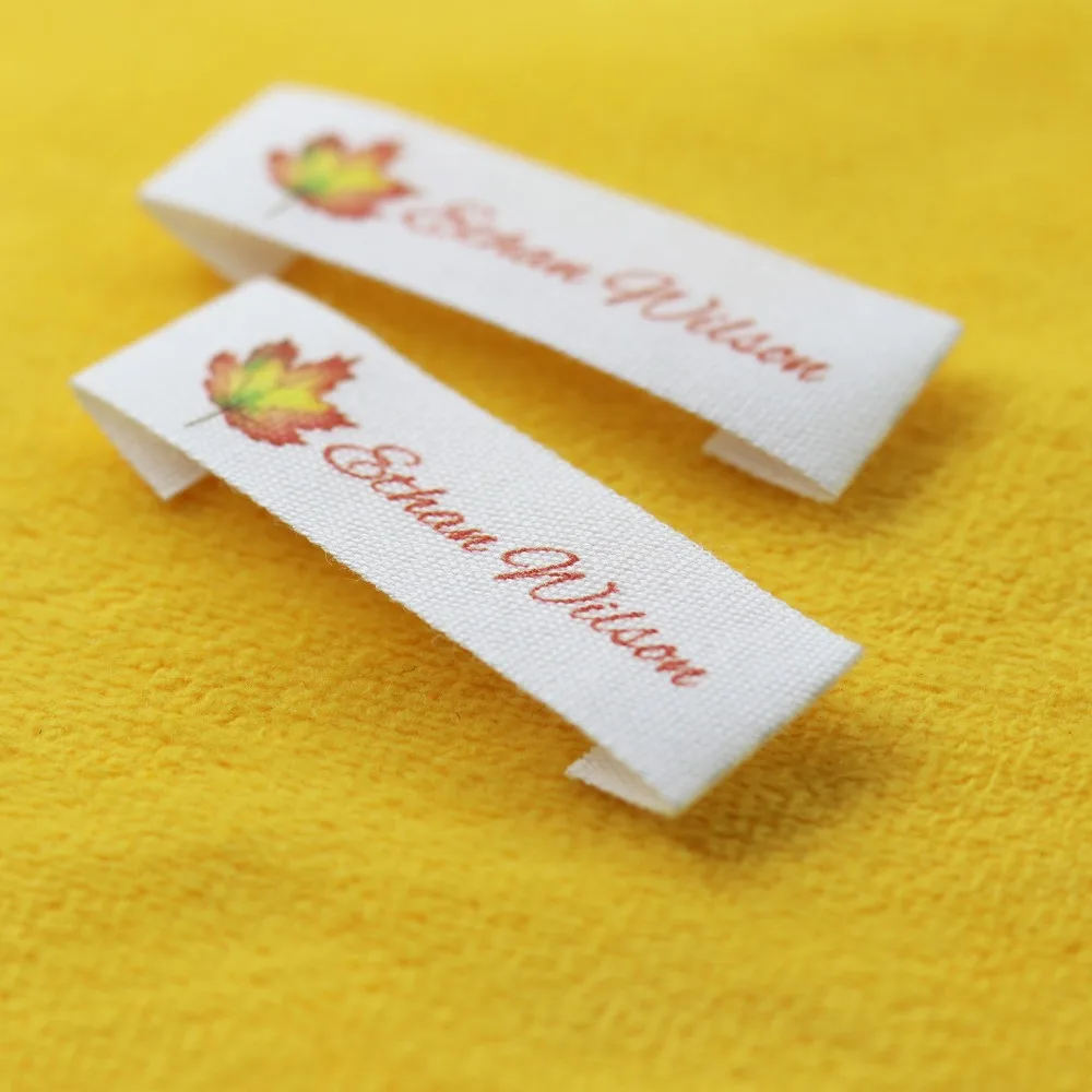 Швейная этикетка на заказ этикетки ручной работы Детские хлопковые Ленточные с