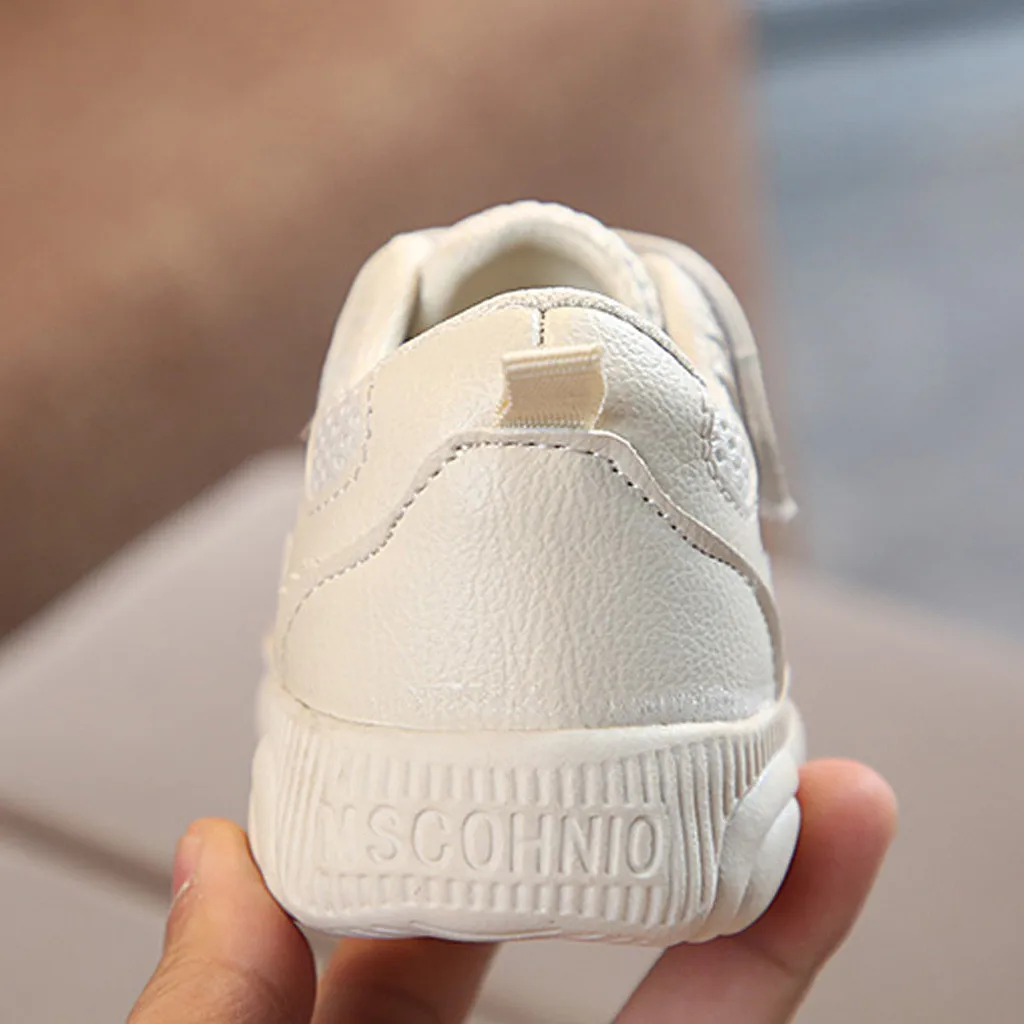 2019 Детские сетчатые пестрые спортивные кроссовки для бега маленьких девочек и