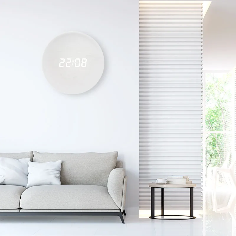 Бесплатная доставка декоративные круглые часы для гостиной скандинавские