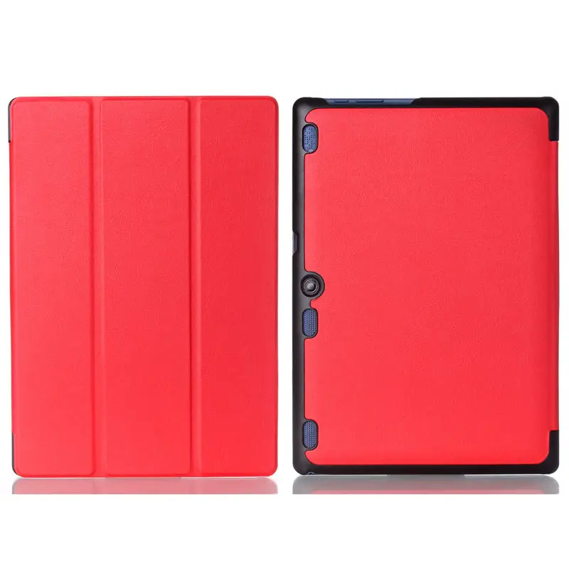 x30-red Складной флип для lenovo A10-30F TB2 X30L X30F Tablet 10,1 чехол-подставка кожаный чехол для lenovo Tab 2 A10-30 смарт-чехол - Цвет: x30-red