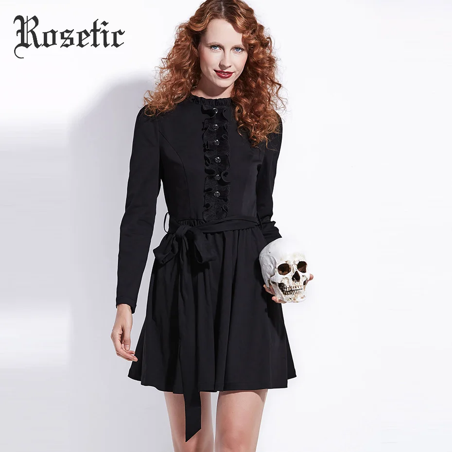 Женское ТРАПЕЦИЕВИДНОЕ ПЛАТЬЕ на бретельках с готическим воротником|a-line dress|dress