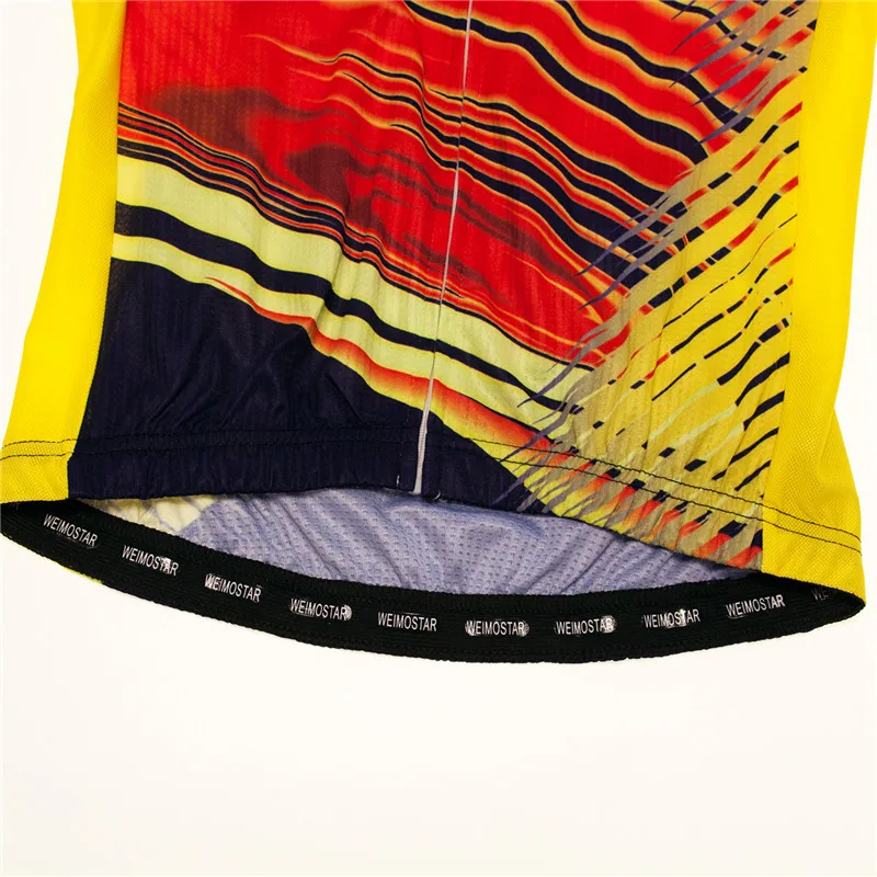 Weimostar велосипедная команда Спортивная Джерси мужская летняя Полиэстеровая рубашка быстросохнущая mtb топы