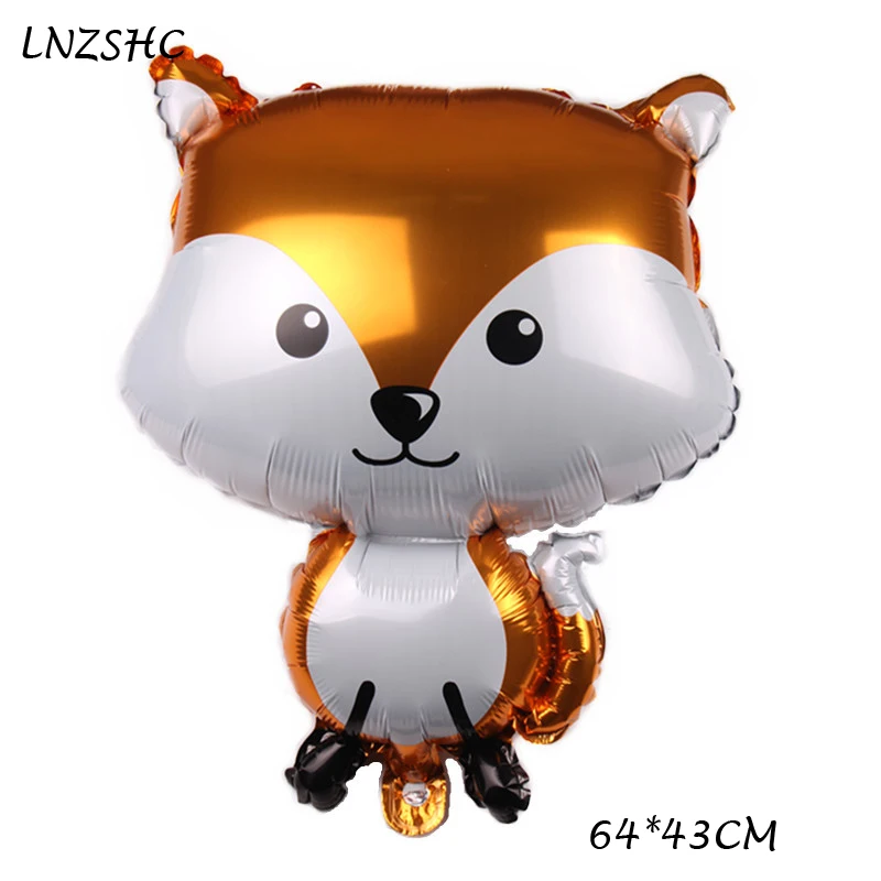 1 шт. детская игрушка в виде енота лисы обезьянки Ежика|Воздушные шары и
