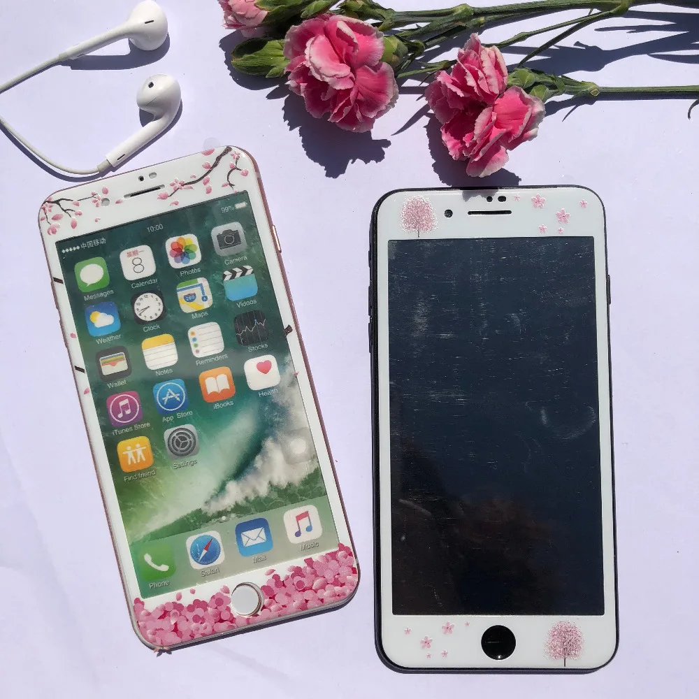 Защитное стекло 3D для iPhone X 8 Plus 7 6 6s|Защитные стёкла и плёнки телефонов| |