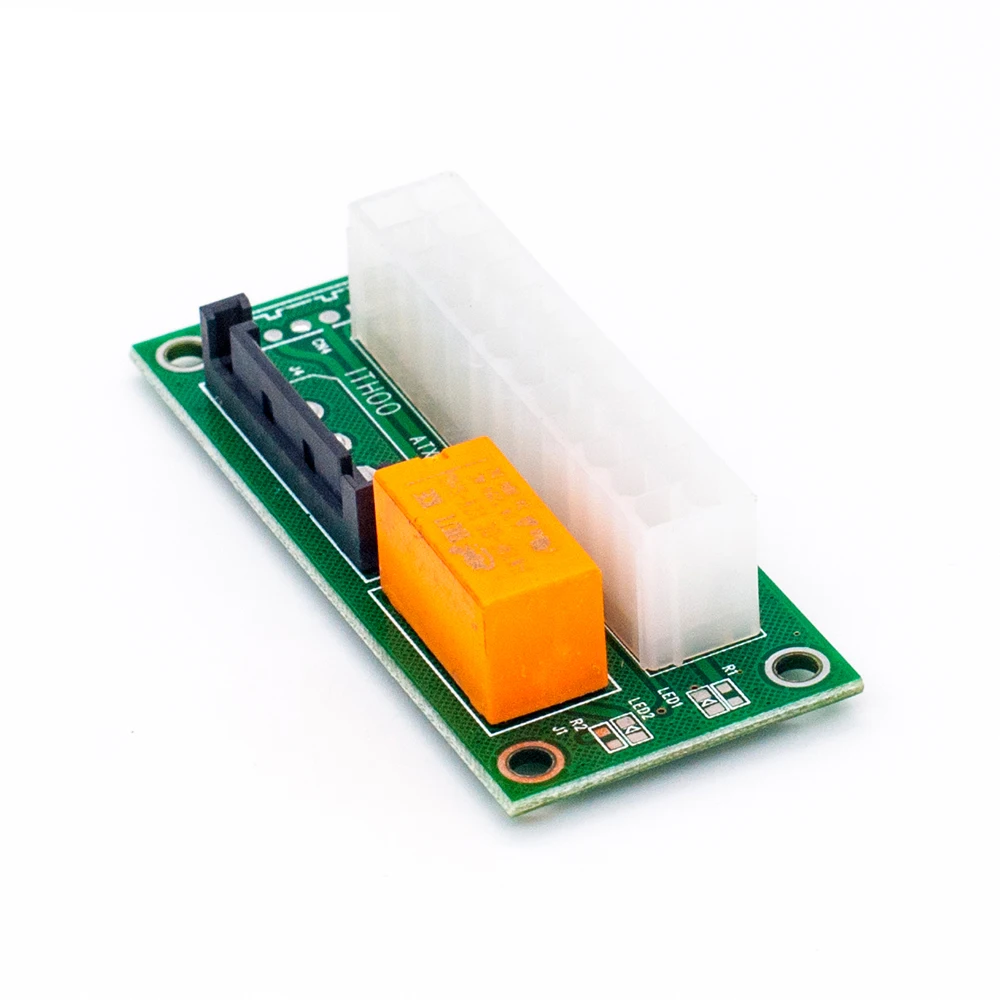 2021 Новинка ATX 24Pin к Molex SATA двойной блок питания синхронизация стартер удлинитель