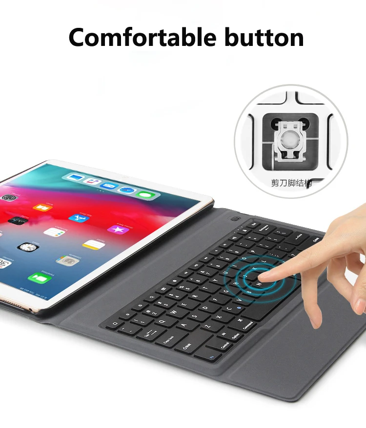 Чехол с клавиатурой для Apple iPad Pro 11 2018 a1987 A80 A2013 A1934 тонкий чехол + пленка ручка |
