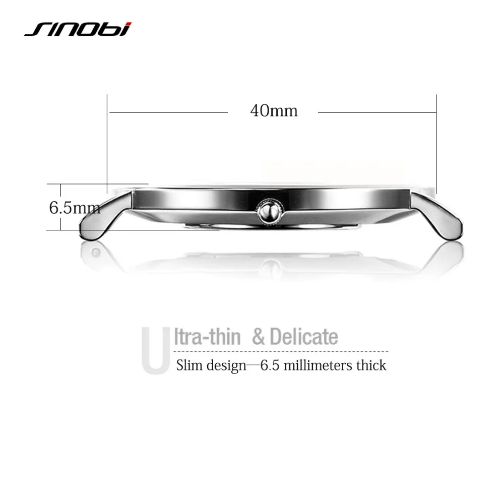 Спортивные Женские кварцевые наручные часы SINOBI модные повседневные Простые
