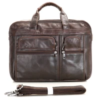 j m d 100 genuine vintage leather mens chocolate messenger bag briefcase laptop
