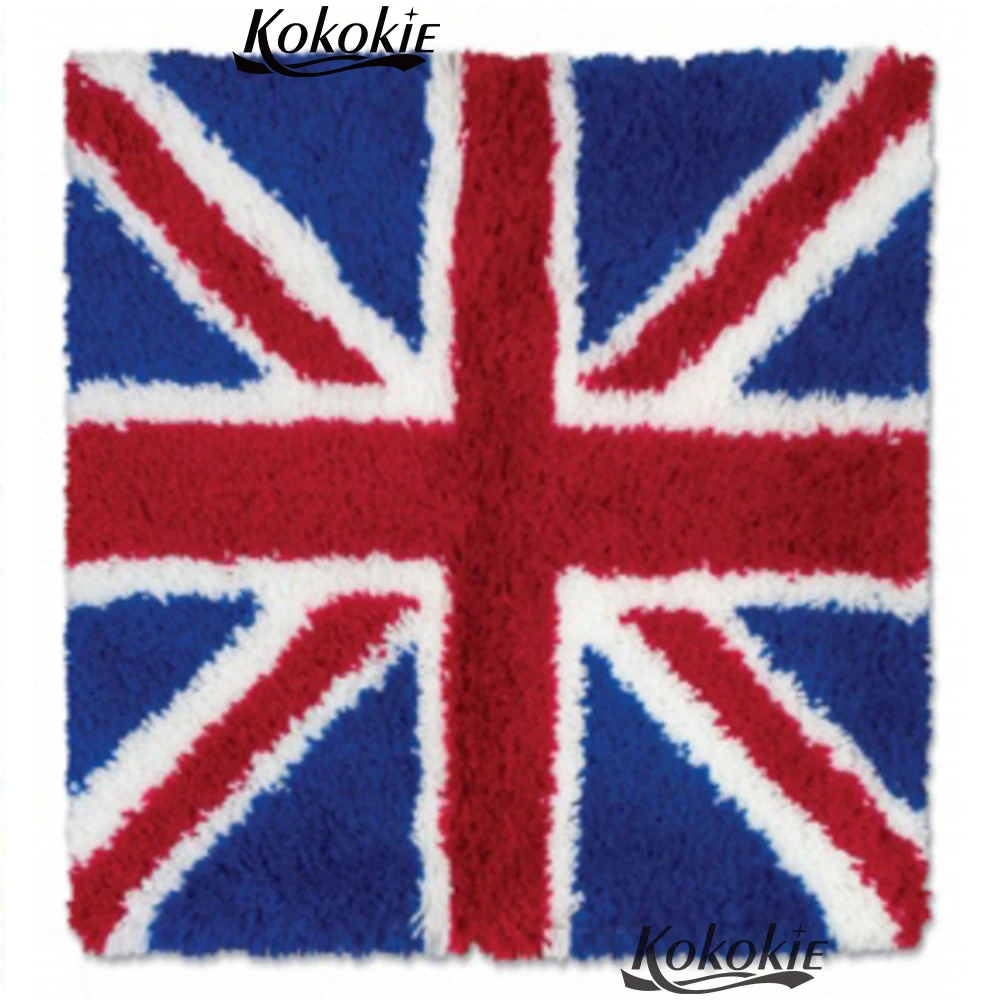 Рукоделие изготовление наволочек британский флаг подушка одеяло вышивка