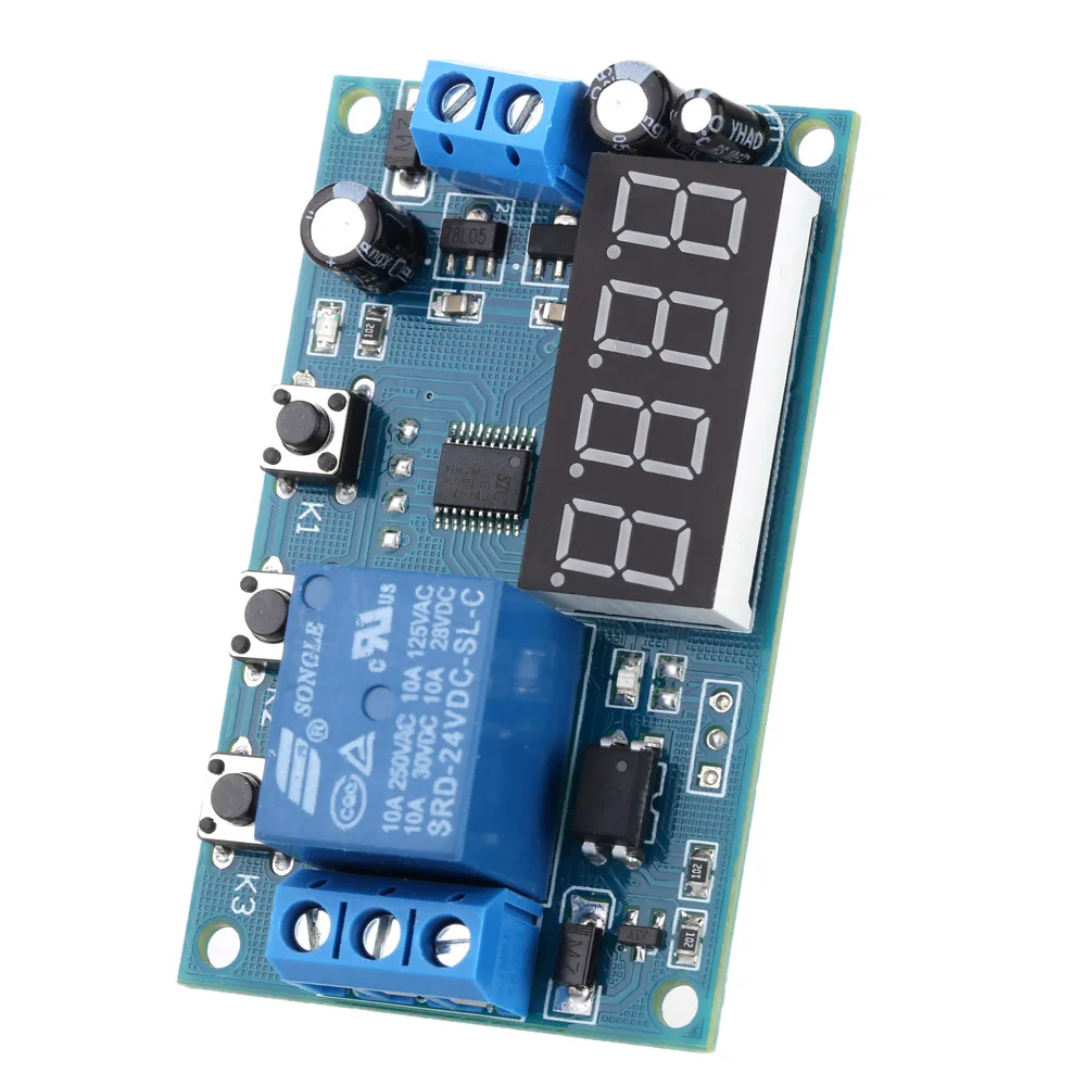 Многофункциональное реле времени задержки 12 В/24 В time delay relay управления