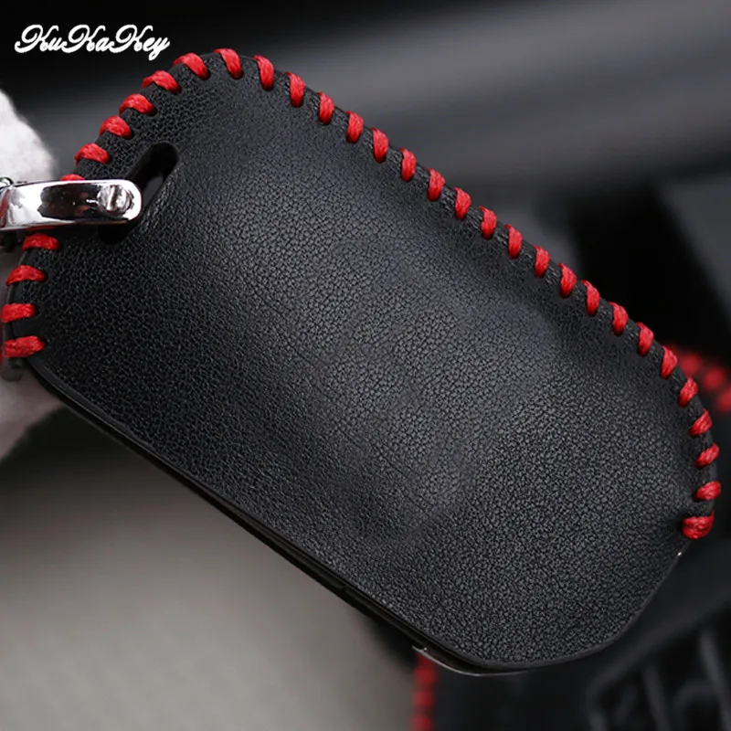 Kukakey кожаный чехол для ключей автомобиля Fob подходит 2015 2016 2017 Honda Civic Crv Xrv CRD V Accord Pilot