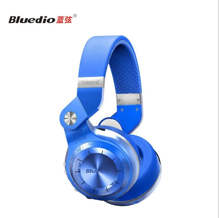 Original Bluedio T2 Wireless Bluetooth 4.1 Stereo Headphone Headset Earphone Foldable Stretchable Support sd Card FM mic | Электроника