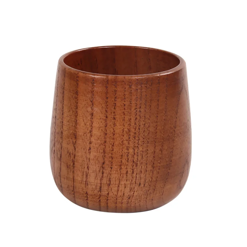 Wooden Mug Large Simple Country Wind Tea Cup Boy Summer Natural Jujube Wood Retro Creative Home 1PCS | Дом и сад