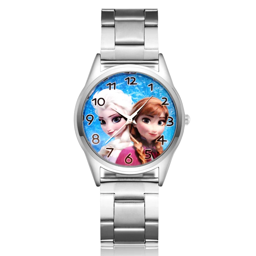 

Cute Cartoon pretty style Children's Watches Women's Student Girls boys Quartz Metal steel Wrist Watch JC77