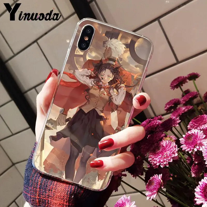 11pro MAX Fate Stay Night Rin Tohsaka & Archer TPU мягкий чехол для мобильного телефона iPhone X XS 6 6S 7 7plus 8