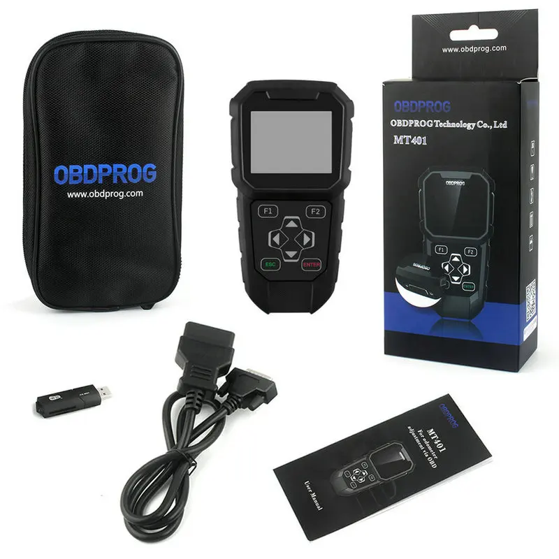 OBDPROG MT401 OBD2 коррекция одометра инструмент регулировка расстояния для всех автомобилей изменение расстояния сброс автосервиса OBDPROG MT401 автомобильный диагностический инструмент - Цвет: OBDPROG MT401