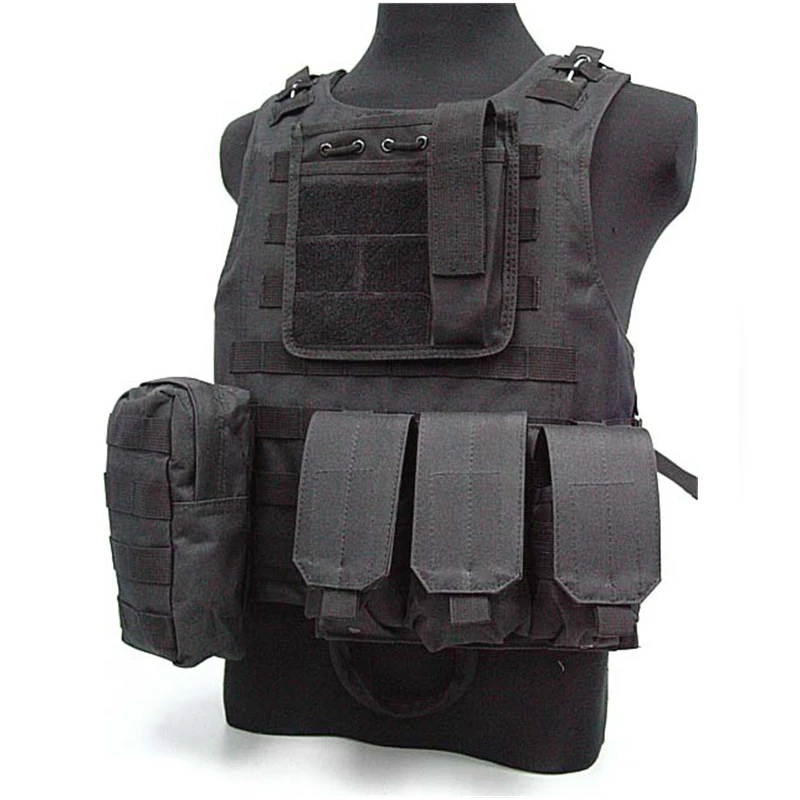 

Hunting Army Airsoft CS Paintball Vest Tactical Military Field Battle Airsoft Molle Combat Assault Plate Carrier Vest