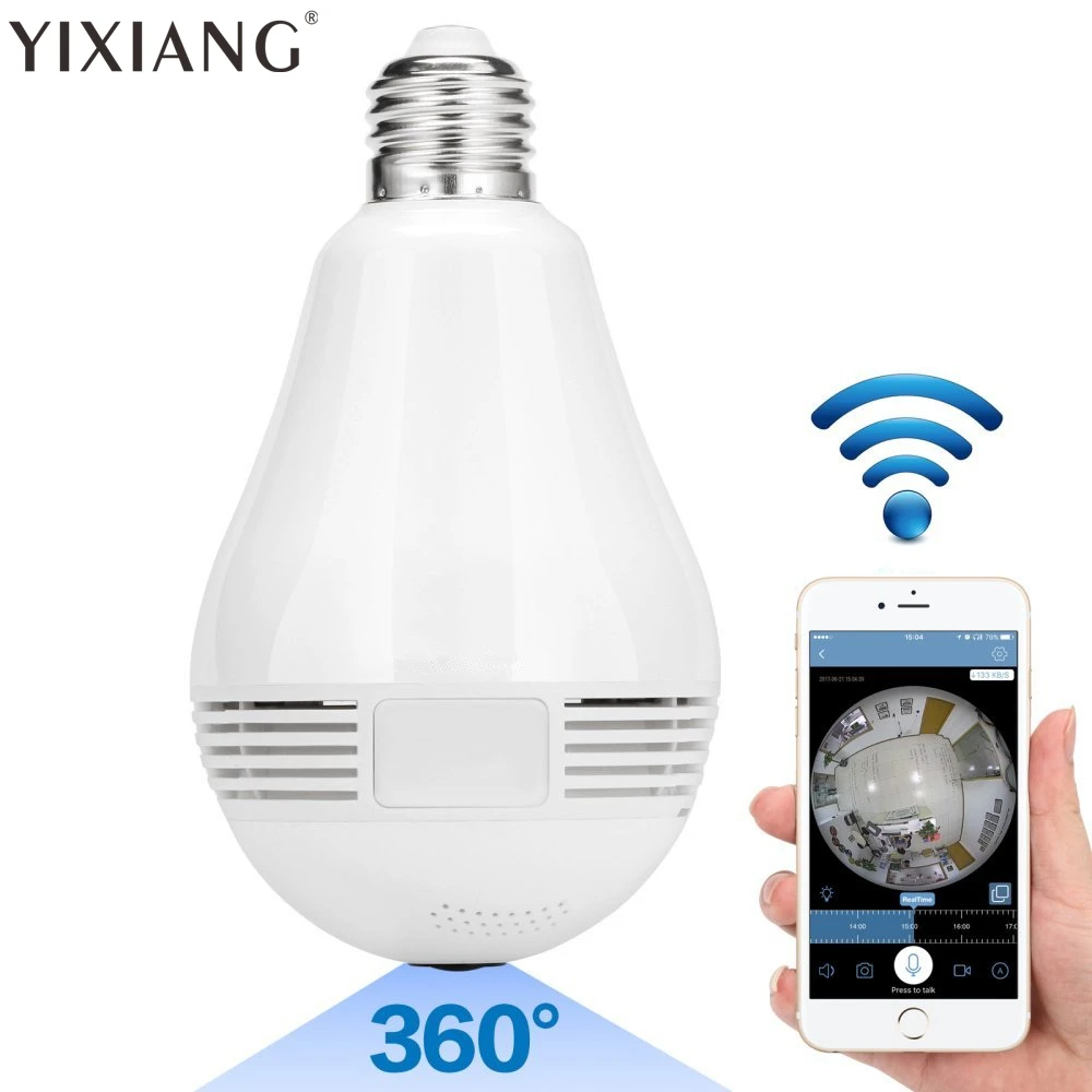 YIXIANG Беспроводная IP HD 360 ультра мини панорамная WIFI 960P спортивная Вождение VR