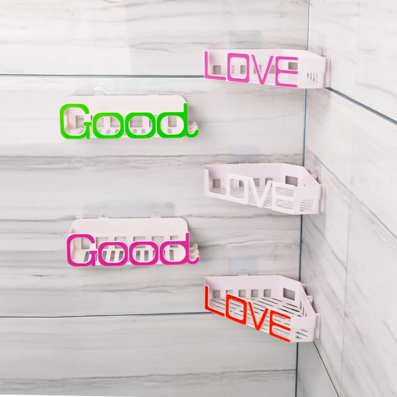 Бесплатная Пробивка настенная полка для ванной комнаты слив сильный Подшипник