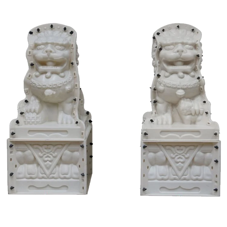 Поставка с фабрики садовое украшение статуя льва китайский стиль бетонные