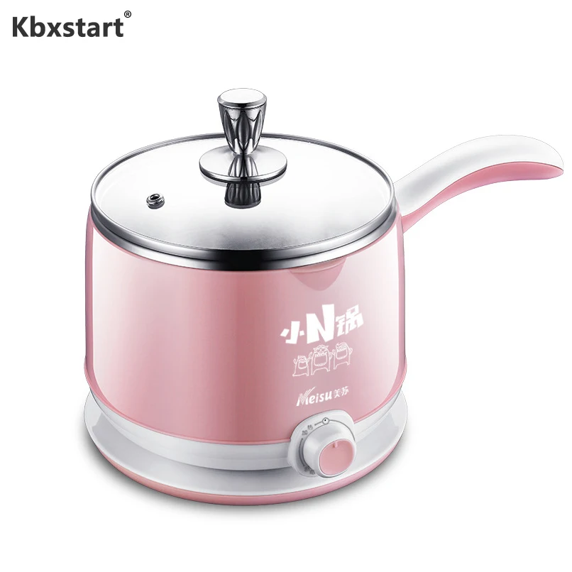 Kbxstart 220 В многофункциональная электрическая плита, мини-рисоварка, электрическая сковорода, лапша, л, горячий горшок, мультиварка