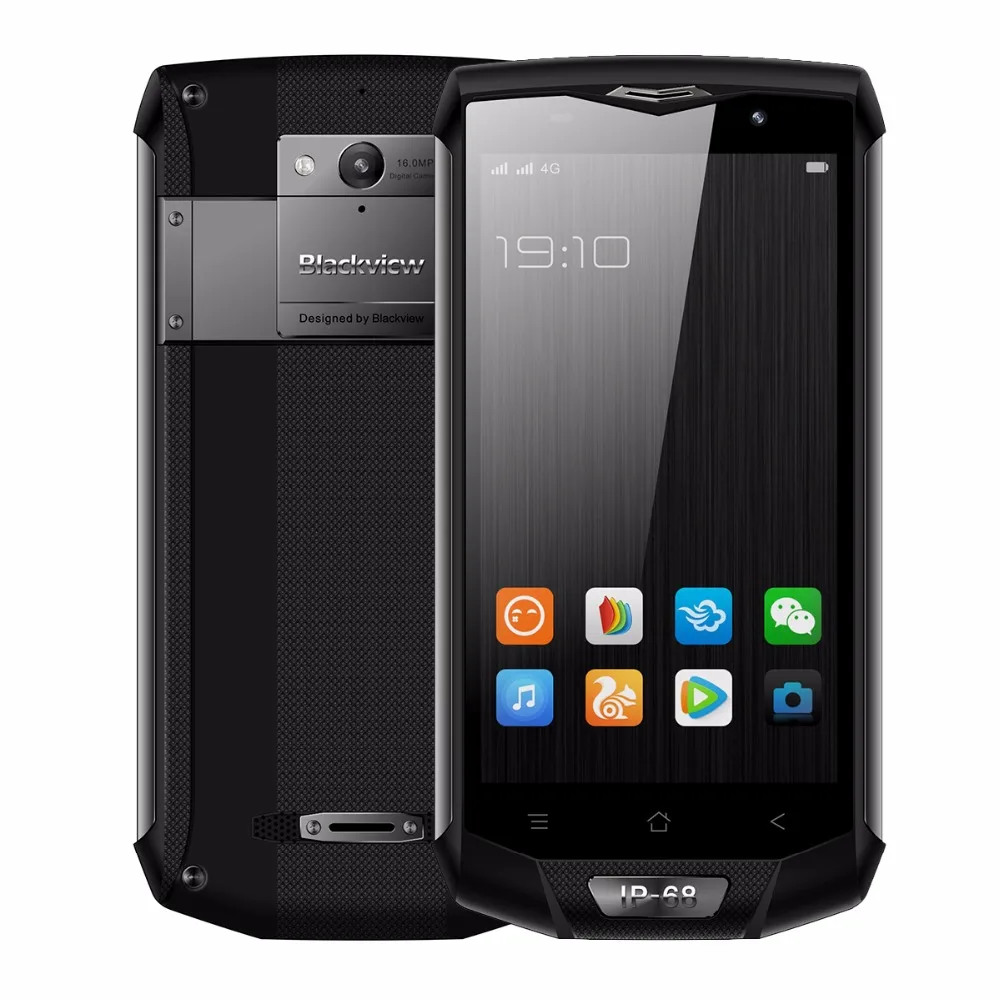Смартфон Blackview BV8000 Pro 4G 5 0 дюймов Android 7 MTK6757 Восьмиядерный 2 3 ГГц 6 ГБ ОЗУ 64 Гб 16.0MP
