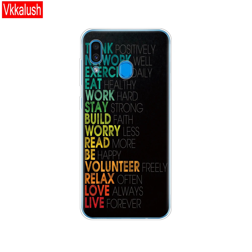 80270 Силиконовый чехол Sfot для Samsung Galaxy A20, чехол A20E, чехол для Samsung A20 A 20, A205F, A20E, A202F, защитный чехол, полностью 360 - Цвет: 80270