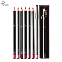 pudaier 6pcs beauty makeup matte lip liner set pencil for lip contor long lasting waterproof silky smooth cosmetics lipliner