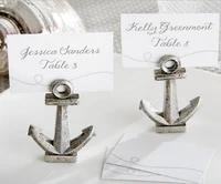 10pcs anchor name number menu table place card holder clip wedding baby shower party reception favor