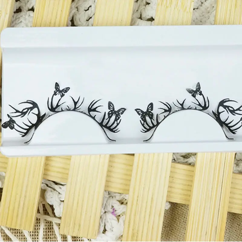 1 пара бумажных цветочных наклеек для глаз с бабочками подводка королевские