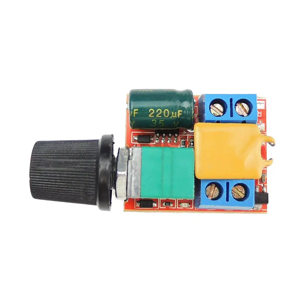 Мини-двигатель постоянного тока контроллер скорости ШИМ 3V 6 в 12 В 24 35VDC 90W 5a мотор