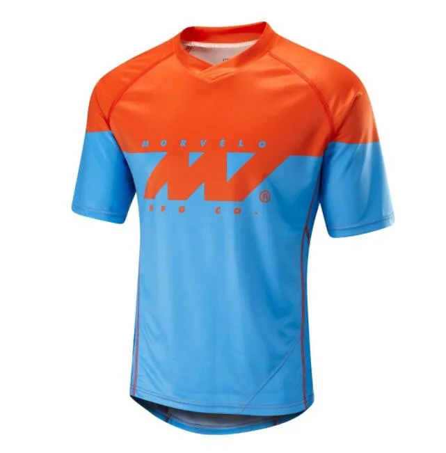 Morvelo короткий рукав Crossmax Offroad Горные Джерси DH MX AM костюмы MTB Велоспорт Трикотажные