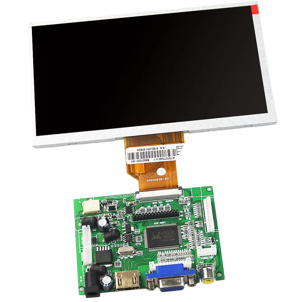 1 шт. VGA + AV HDMI TFT драйвер платы DIY ЖК комплект 7 ''дюймовый модуль с разрешением