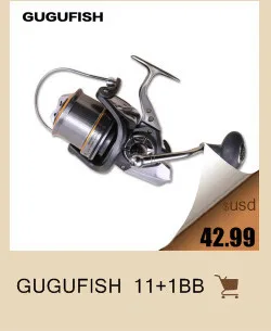 Gugufish рыболовных катушек рыбы колеса спиннингом пардю Приманка колеса судно Наживка литья Летающий Рыбалка Троллинг