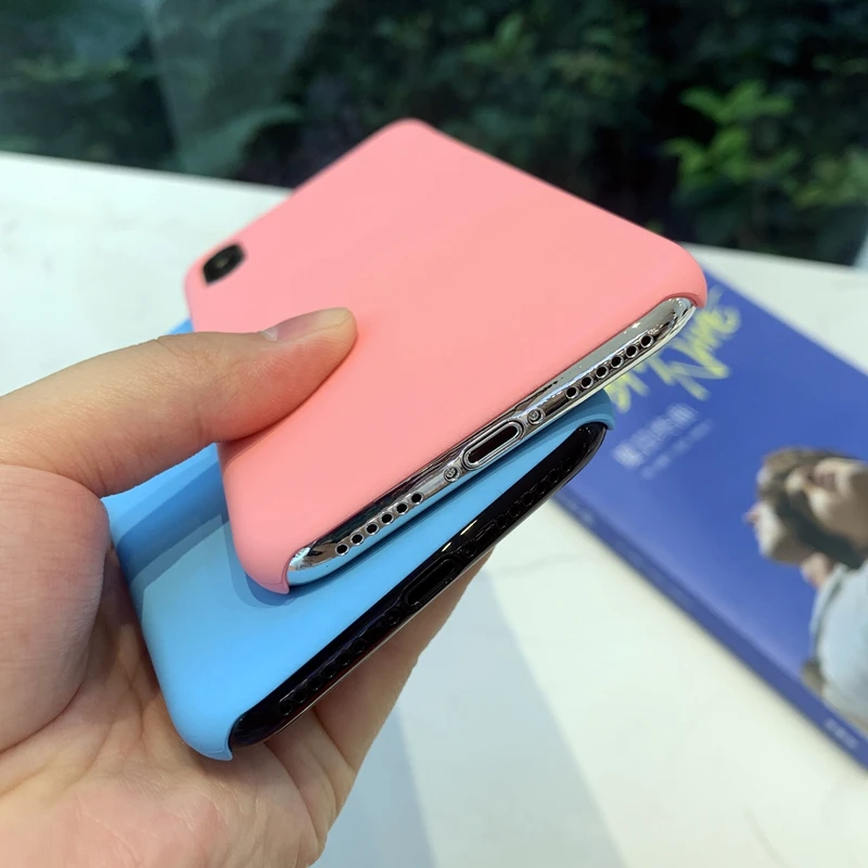 Защитный чехол для Apple iPhone SE Матовый Жесткий пластиковый Чехол карамельных
